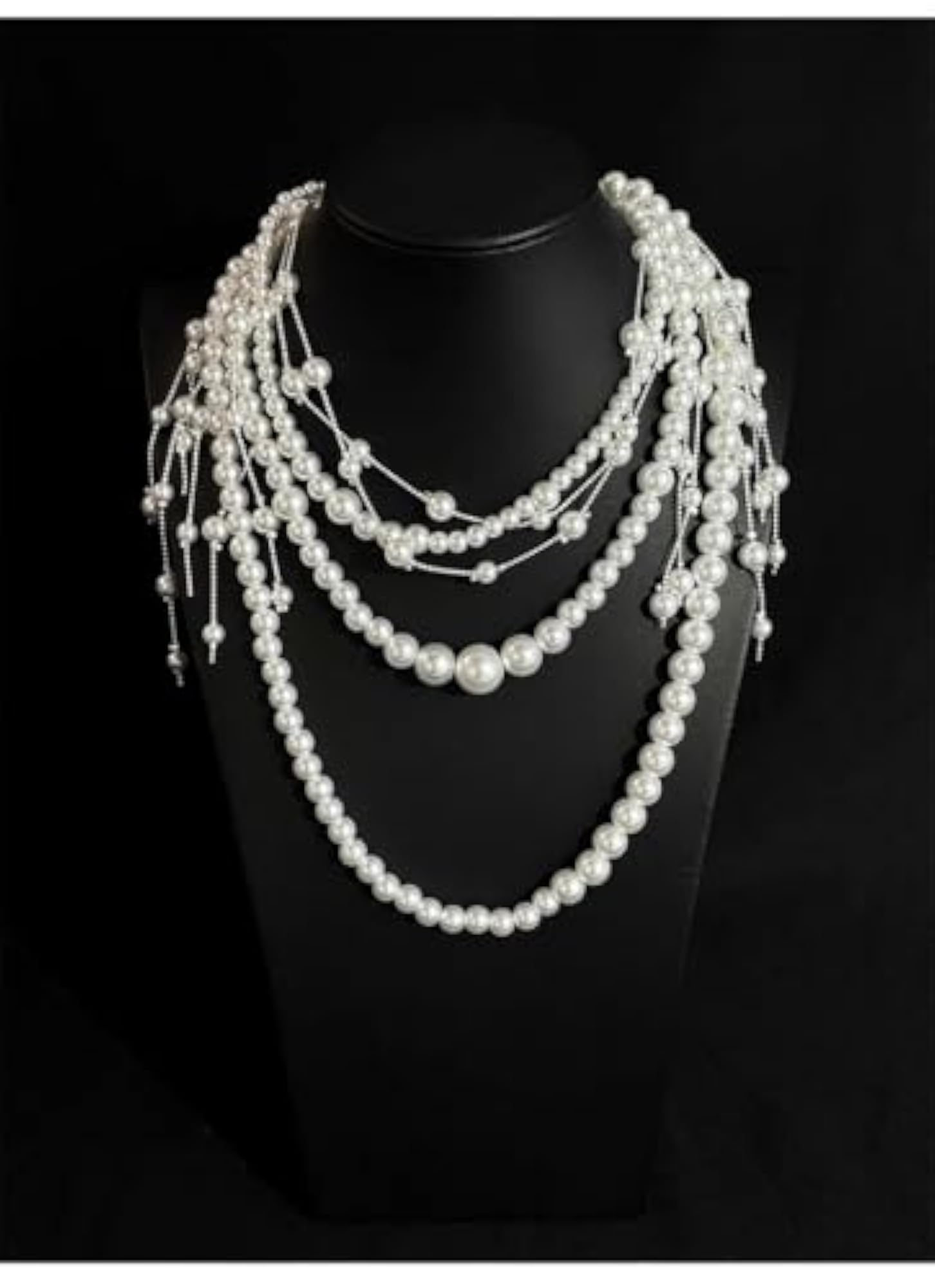 Women's Pearl Tassel Multilayer Body Chain Belt