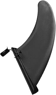 VICASKY Surf Fins 1pc Surf Board Tail Rudder Inflatable Surfboard Paddleboard Inflatable Surfboard Accessories Twin Fin Surfing Single Paddleboard Fins Water Fin Big Fish Black Detachable