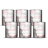 MjAMjAM - Premium Nassfutter für Katzen - köstliche Garnelen an saftigem Hühnchen, 6er Pack (6 x 800 g), getreidefrei mit extra viel Fleisch
