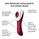 Satisfyer Dual Crush, 2:1 Vibrator + Druckwellentoy, 2 Motoren, beidseitig verwendbar, Sexspielzeug für Frauen