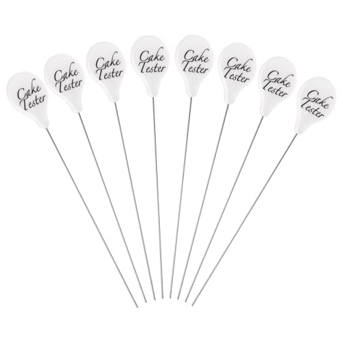 Image of 8 Pack Cake Tester, Stainless Steel Cake Tester for Baking Doneness and Reusable Cake Testing Stick - 7.5 inch