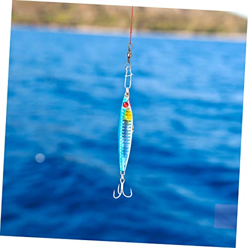 100 pcs Cable de Pesca Alta Resistencia con Giratorio de Acero miniatura 5