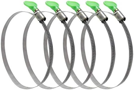 2 Colliers Serrage Rail Guidage Scie POWERTEC 21.4cm - Compatible DeWalt, Makita, Festool