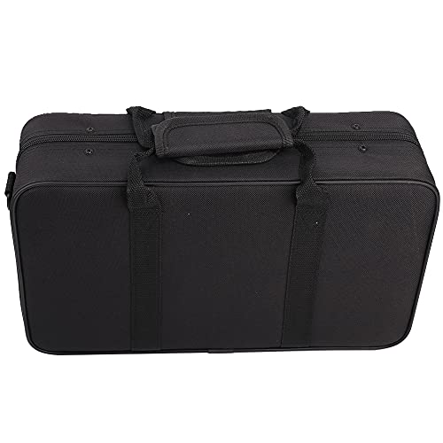 Clarinete Gig Bag Uk Sib Acessórios, capa para clarinete, resistente à água, bolsa para clarinete, acolchoada com espuma preta, bolsa de armazenamento de pano de boi espesso com alça para estojo de