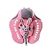 Produktbild Baby Schwimmring, Säugling Weich Solide Schweben Liegend Schwimmring Baby Schwimmhilfe, Taille Einstellbare für Baby, Kinder 6 bis 36 Monaten (Rosa)