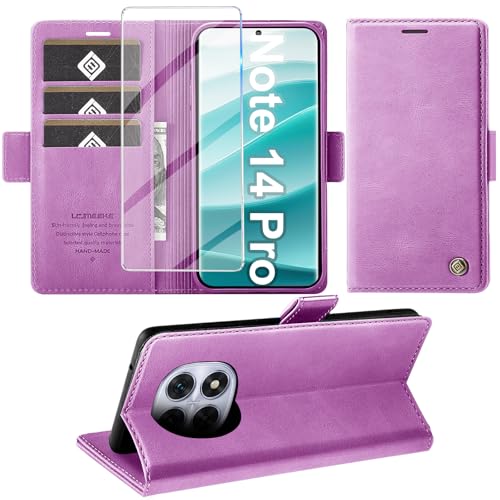 Étui Xiaomi Redmi Note 14 Pro 5G avec fonction support violet