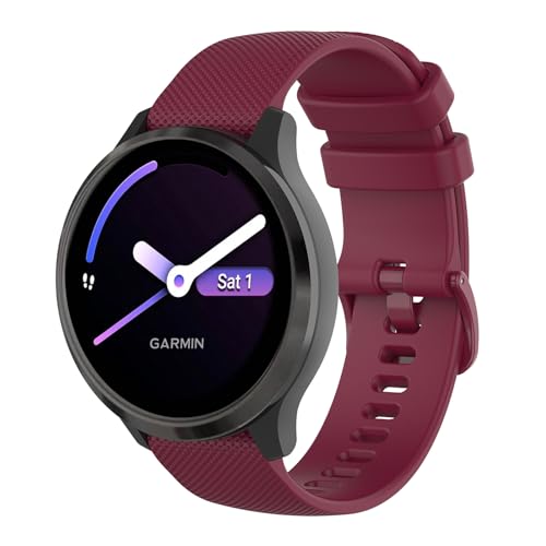 TopPerfekt X|[coh Garmin Venu 3S / 2S (18mm) NCbNtBbgXgoh \tgVR ߉\ȎvXgbv Vivoactive 4S/Forerunner 265S/255Sp Music-Wine