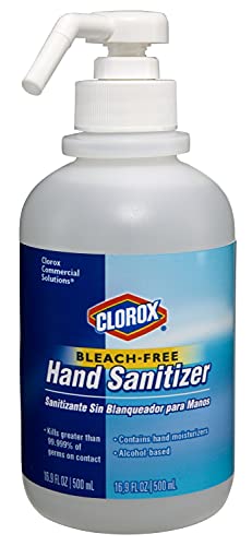 Clorox Commercial Solutions Hand Sanitizer Pump, 16.9 Ounces | Liquid Gel Hand Sanitizer with Pump for Professional Use | Hand Sanitizer to Keep Hands Clean