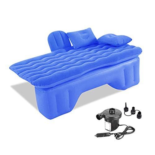 CMOLVUR Auto-Luftmatratze, Universalbett, aufblasbar, Sofa, Reisen, Camping, Luftbett, wasserdicht, Liege, Wandern, Reisezubehör (blau)