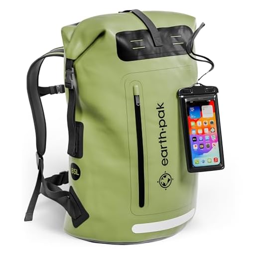 When backpacks were invented Earth Pak Waterproof Roll-Top Backpack