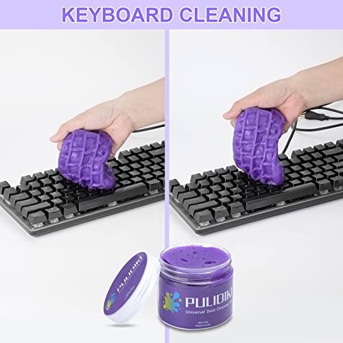 【2023 Upgraded】Cleaning Gel For Car, Car Cleaning Kit Universal Detailing Automotive Dust Car Crevice Cleaner Auto Air Vent Interior Detail Removal Putty Cleaning Keyboard Cleaner For Car Vents, Pc #TOP4