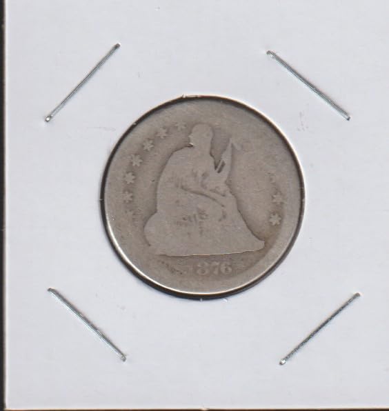 1876 CC Liberty Seated (90% Silver) Quarter