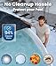 28 Foot Round Winter Pool Cover with Strong-Hold System | Triple-Layer 28 Ft Pool Covers for Above Ground Pools | 2-in-1 Swimming Pool Cover for Winter & Summer | Cold & UV Resistant 28Ft Poolcover