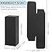 Framendino, 50 Pack Black Kraft Paper Lipstick Boxes Rectangle Bottle Reusable Lip Balm Packaging Cases Gift Wrapping Box for DIY (3.54x1.41x1.41)