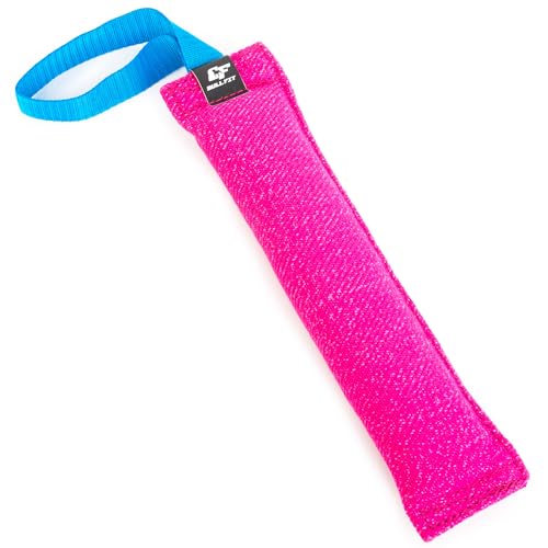 Bull Fit Baumwolle-Nylon Beisswurst für Hunde, 30 cm mit Handschlaufe - Sehr Robustes Hundespielzeug für Training IGP IPO Schutzhund, Hundesport, Tauziehen und Zerrspiele mit Hund