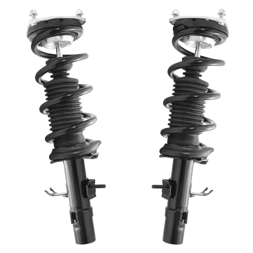 Image of Detroit Axle - AWD Front Struts for 2009-2013 INFINITI G37, 2014-2017 Q60, 2010 2011 2012 Struts with Coil Spring Replacement Complete Struts Shocks Assembly