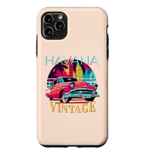 Havana Miami Spanish Cuban Flag Habana Vieja Retro Cuba �X�}�z�P�[�X iPhone 11 Pro Max �p
