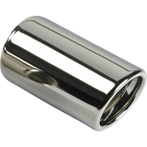 Embout d'échappement Inox Rond 80mm pour tube de pot voiture 45-60mm