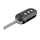 3 Tasten Fernbedienung Klapp Schlüsselgehäuse Kompatibel für FIAT 500L MPV Ducato Doblo Citroen Jumper Peugeot Boxer(C)
