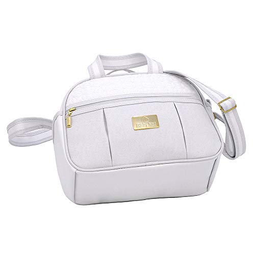 Baby Nut Frasqueira Térmica Glitter Branca Branca
