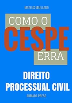 Paperback Como o Cespe erra: Direito Processual Civil [Portuguese] Book