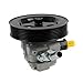 Power Steering Pump W/Pulley Compatible for 2004-2011 Infiniti QX56 2004 Nissan Titan 5.6 21-5366 Engine Car Accessories Parts Replacement