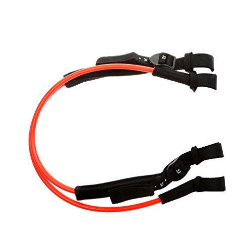 Tipo di lunghezza regolabile perfk 2 x Windsurf Harness Lines Corda per Surf, Arancione, 28-34 Pollici
