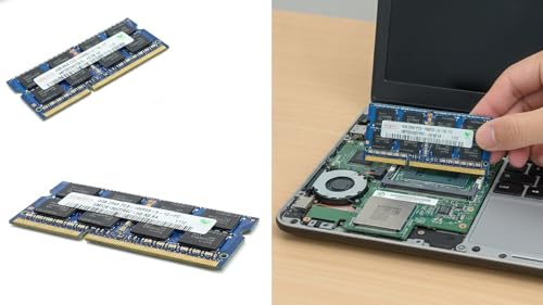 Image of 4GB DDR3 1333MHz Laptop RAM (PC3-10600S, 204-Pin SO-DIMM, 1.5V, 2Rx8 Dual Rank) Non-ECC Unbuffered Memory- HMT351S6CFR8C-H9
