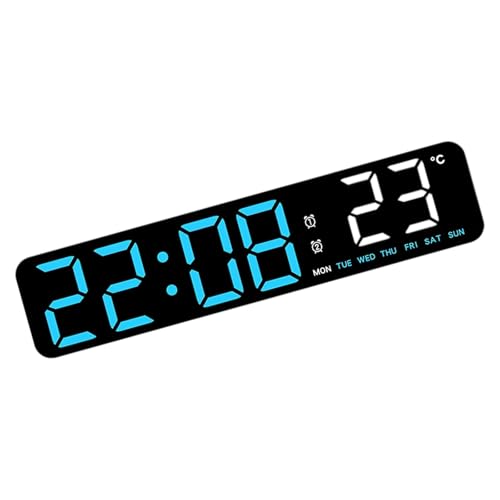 Reloj digital LED con sensor de iluminación automática para el hogar 2