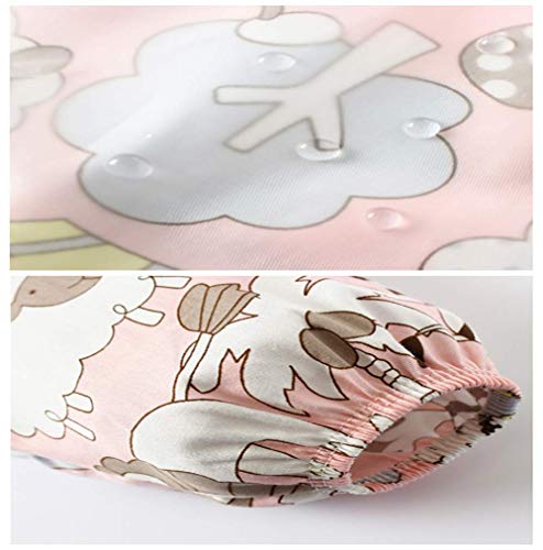 Daysskk 2 stuks slabbetjes met mouwen waterdichte slabbetjes lange mouwen babyschort met dier voor kinderen van 0-4 jaar - Image 7