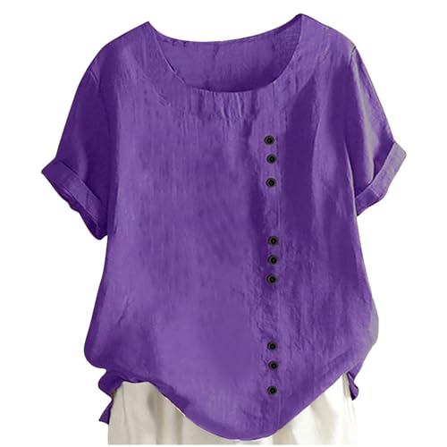 Girls Cotton Linen Shirts Roll Up Sleeve Oversized Tunic Blouses for Tween Girls Boatneck Tops Trendy Linen Cotton Shirt2