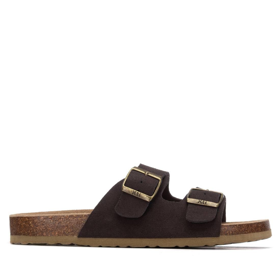 XTI - Sandalia Hombre Marron - Calzado Cómodo y Versátil - Moda casual - Modelo 14572302 (Talla 44)