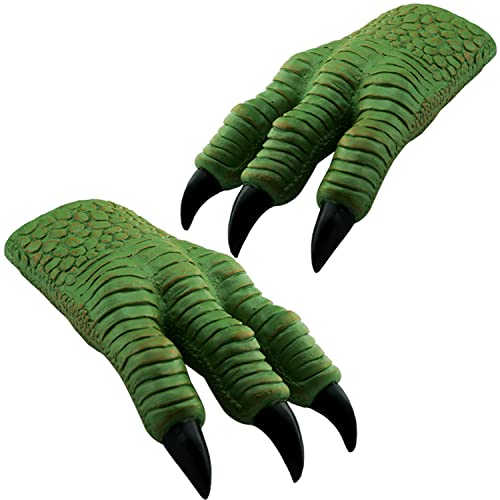 Sunlisky Dino Maske, 1 Paar Dinosaur Claws Jurassic World, Latex Maske Halloween Cosplay Party Geschenk Requisiten Cover