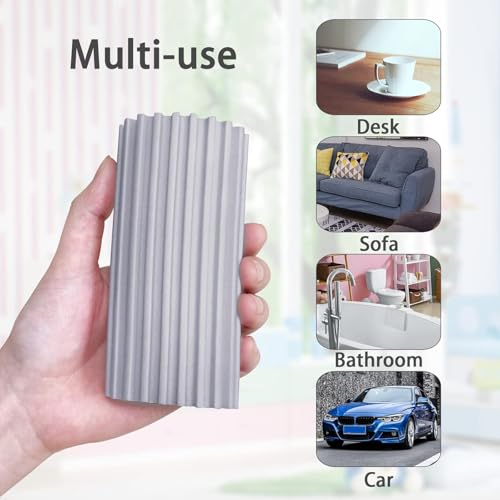 Image of Damp Duster Clean Sponge for Car and Home, PVA Super Absorbent Soft Easy-to-Clean Duster for Blinds, Glass, Baseboards, Vents, Railings, Mirrors