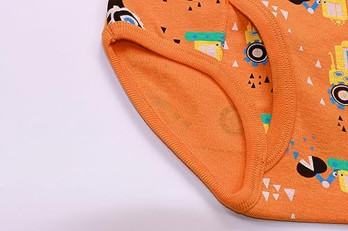 Boboking 100% Cotton Little Boys Briefs Soft Dinosaur Truck Toddler Underwear4