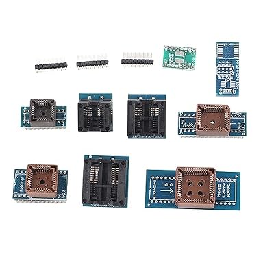 Fdit USB Universal Programmer for TL866III EEPROM Flash 8051 AVR MCU GAL PIC, with 9 Adapters, Supports 15000+ Chips