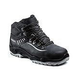 Leopard Sicherheits-Schnürstiefel Sicherheits-Stiefel - EN ISO 20345 S3 - Weite 12 - schwarz - Größe: 45
