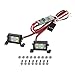 Price comparison product image Milageto RC Car LED Spotlight for Axial TRX6 1:10 RC Rock Car Truck DIY Spare