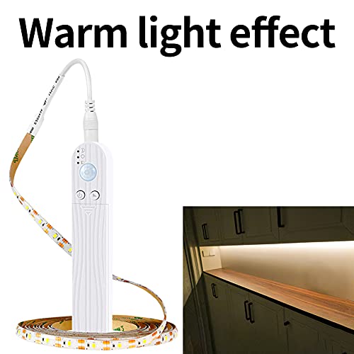 Tira de LEDs con sensor de movimiento 3 metros blanco cálido miniatura 3