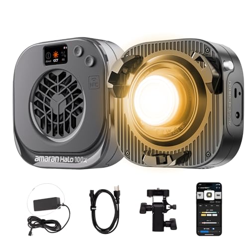 【Amaran】100x LEDビデオライト Amazon | amaran Halo 100x 100W COB LEDビデオライト バイカラー