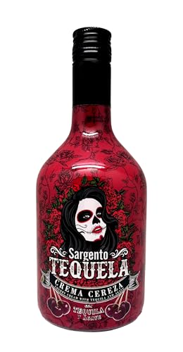 Crema con Tequila y Agave Sargento Tequela - Cereza (70 cl - 15% vol)