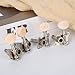 ZUXOCY Classical Ukulele Tuning Peg 2L + 2R Tuners Opened Machine Heads Knobs for Ukulele 4 String Guitar Parts