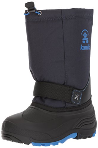 Kamik Boys' Rocket Snow Boot, Navy/Navy, 3 Medium Us Little Kid #TOP6