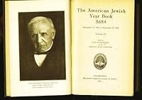 AMERICAN JEWISH YEAR BOOK 5684 - 1923/1924, v. 25 B002ZZ1638 Book Cover
