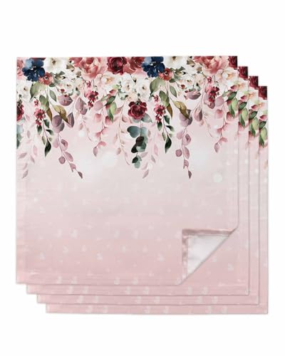Servilletas de tela acuarela set x4 50.5x50.5 cm miniatura 1