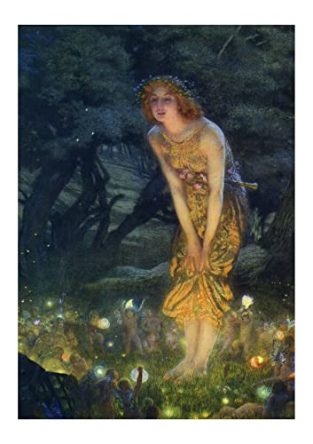 Affiche Midsummer Eve Edward Hughes Spiffing Prints format medium impression semi-brillant
