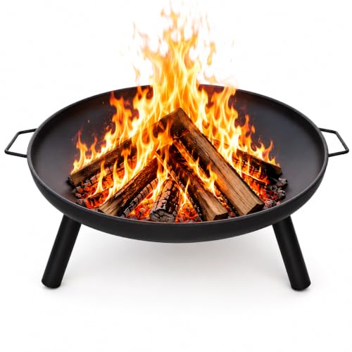 Feuerschale Feuerstelle Ø 60 cm für Lagerfeuer im Garten oder auf der Terrasse...