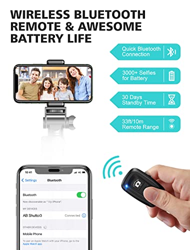 Image of CIRYCASE Selfie Stick Tripod with Light, 170 cm Reinforced, Bluetooth, Multi-Functional, for iPhone and All Smartphones, Travel and Vlogging (Black 67 inches with Camera Stand)