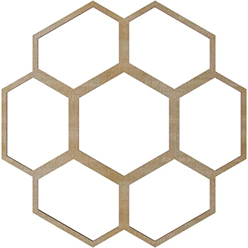 Image of Ekena Millwork 16 inchOD x 5 5 /8 inchID x 3 /8 inchT Florin Wood Fretwork Pierced Ceiling Medallion, Birch