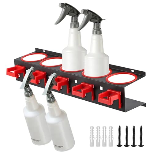 Organisateur de flacon pulvérisateur pour un atelier de lavage auto impeccable